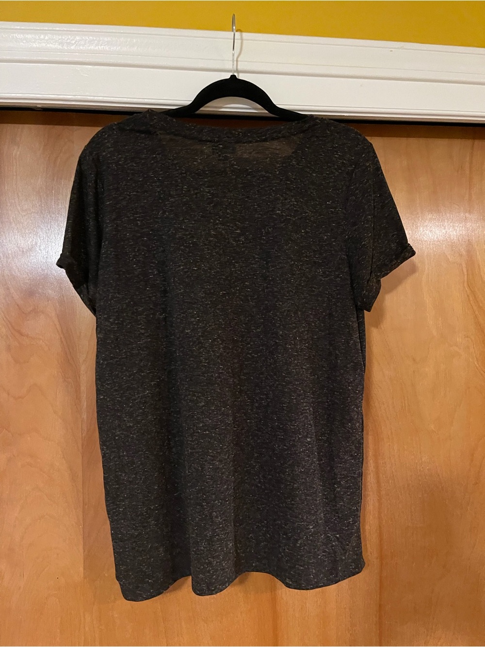 Torrid Shirt Womens 0 L Large Heather Gray Rhinestone Jewel Neck Classic Fit Tee - Picture 7 of 9